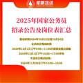 2025年國家公務(wù)員招錄公告及崗位表匯總